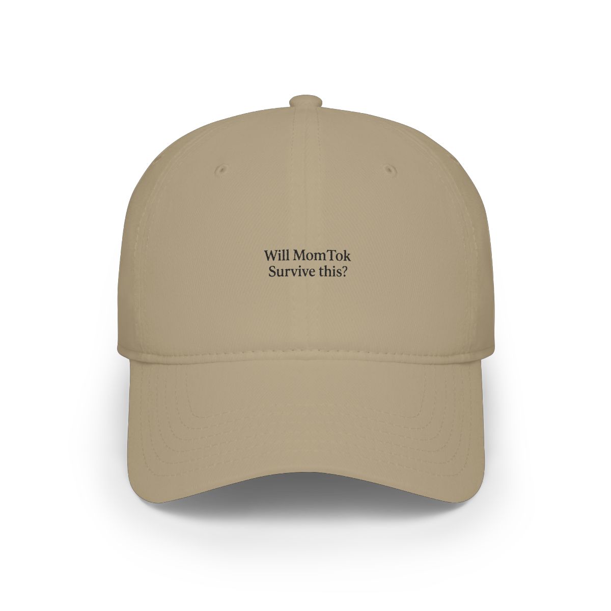 MomTok Survival Snapback | TikTok Mom Hat, Parenting Humor Cap, Viral Gift - alternate angle 4, merchandise
