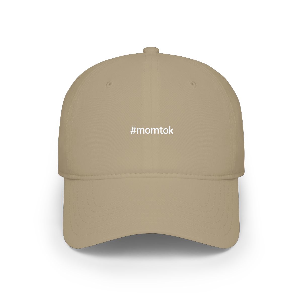 MomTok Hashtag Embroidered Cap | TikTok Mom Hat, Baseball Cap, Viral Gift - alternate angle 3, merchandise