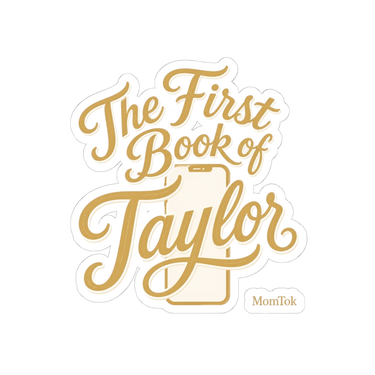 The Secret Lives of Mormon Wives "The First Book of Taylor" Sticker - alternate angle 2, merchandise