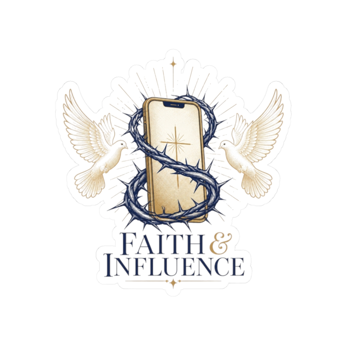 The Secret Lives of Mormon Wives "Faith & Influence" Sticker - alternate angle 1, merchandise