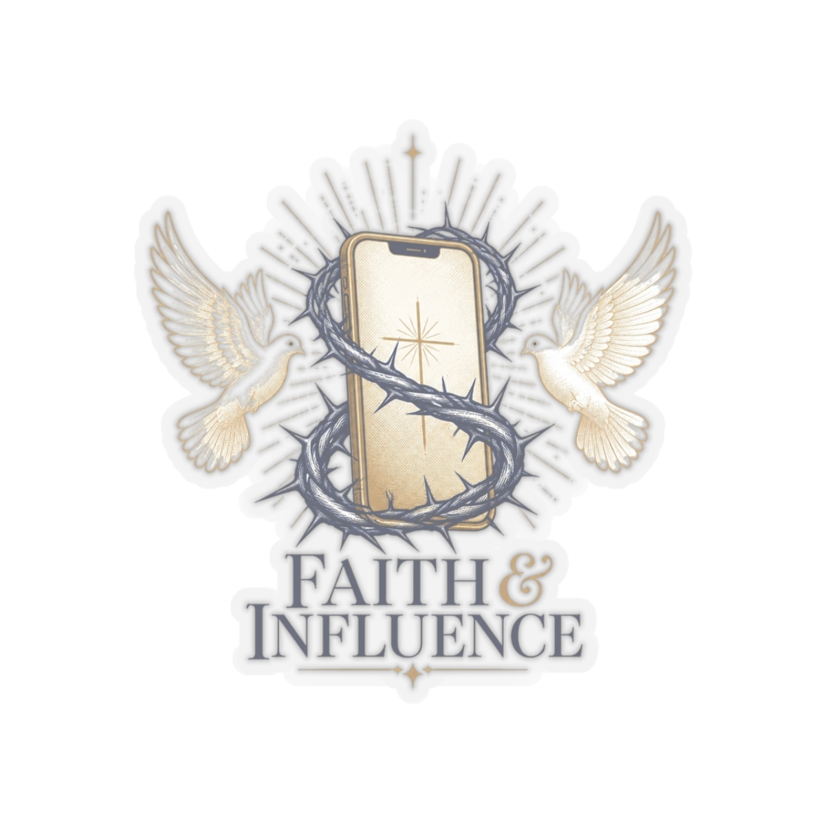 The Secret Lives of Mormon Wives "Faith & Influence" Sticker - alternate angle 2, merchandise