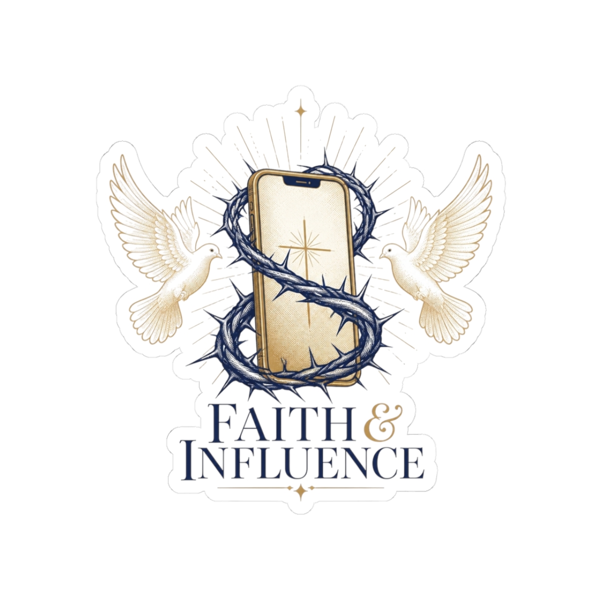 The Secret Lives of Mormon Wives "Faith & Influence" Sticker - alternate angle 3, merchandise